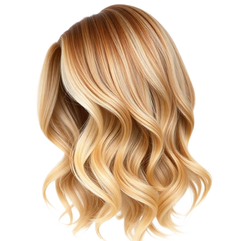 Honey Blonde Wavy